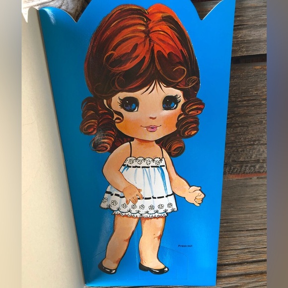 Cathy Dresses Up Press-out Doll and storybook Paper doll 1972 Vtg 70s kid unused - Picture 5 of 10